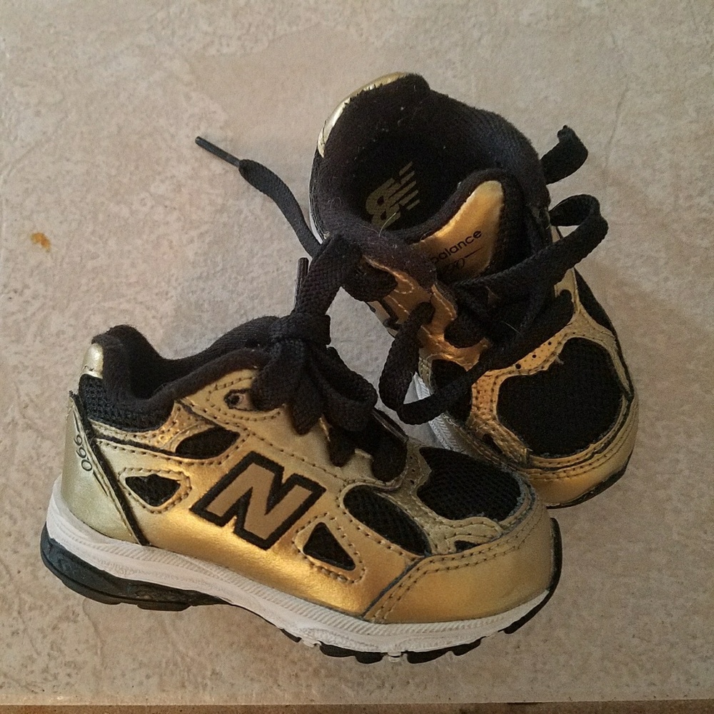 Toddler size 4 GOLD new balance